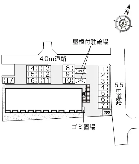 丸亀市山北町 月極駐車場